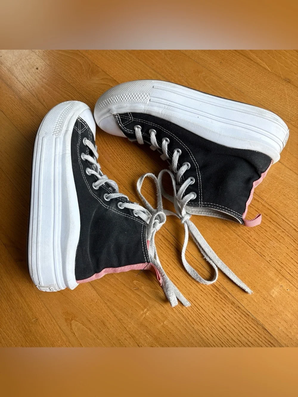 Converse Chuck Taylor Platform sneakers All Star Move high-top shoes Youth Sz 3